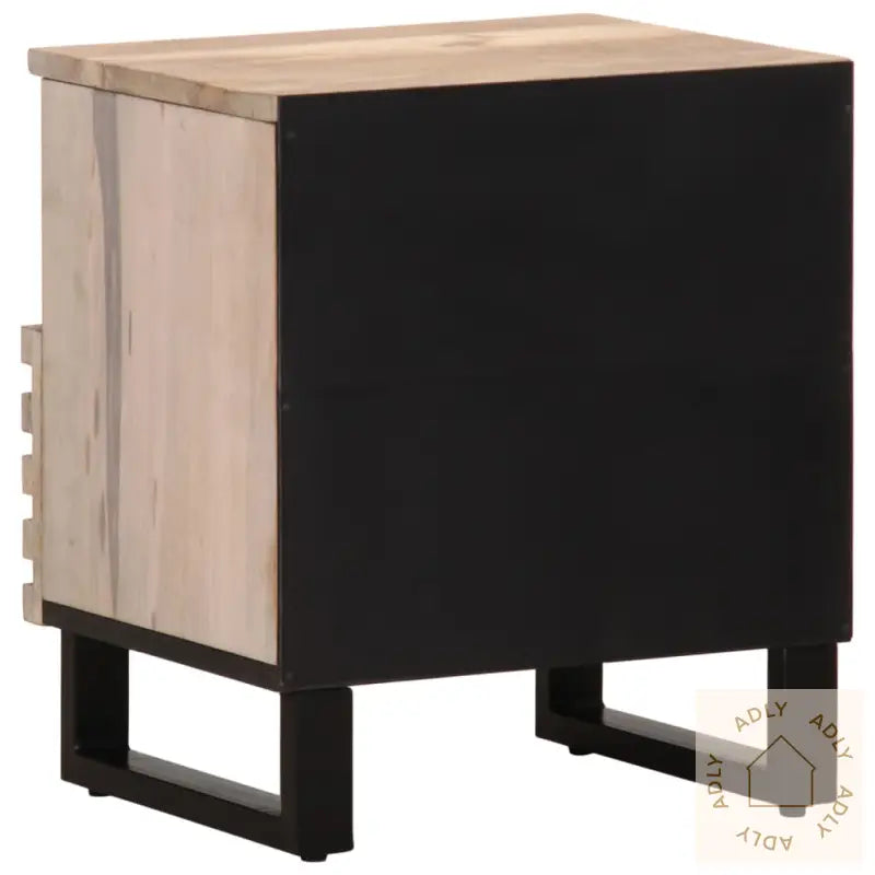 Nattbord 2 Stk 40X34X46 Cm Heltre Bleket Mango