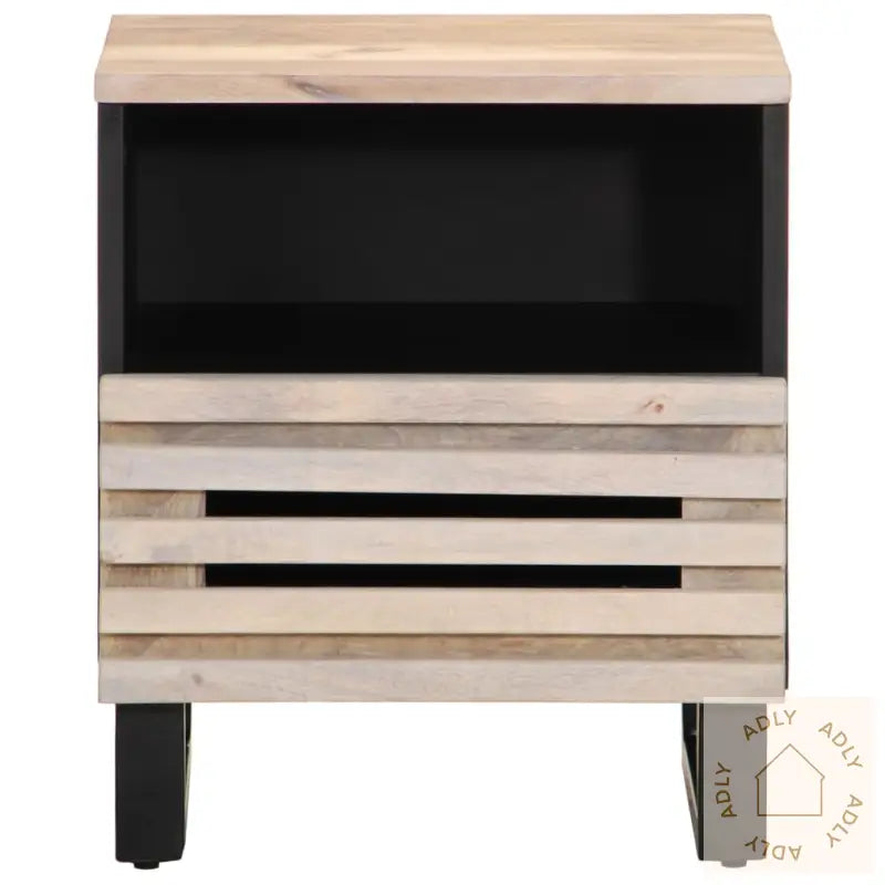 Nattbord 2 Stk 40X34X46 Cm Heltre Bleket Mango