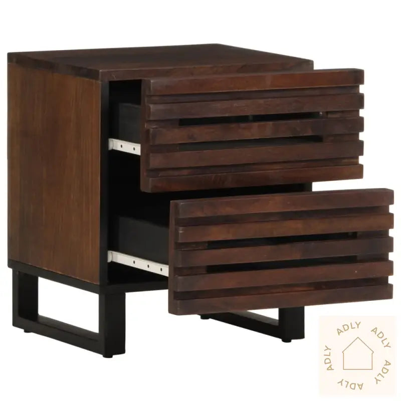 Nattbord 2 Stk 40X34X46 Cm Heltre Mango