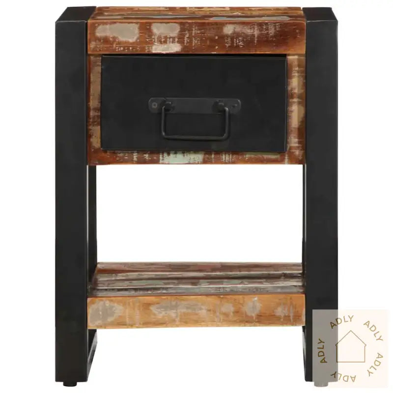 Nattbord Flerfarget 35X34X45 Cm Gjenvunnet Heltre