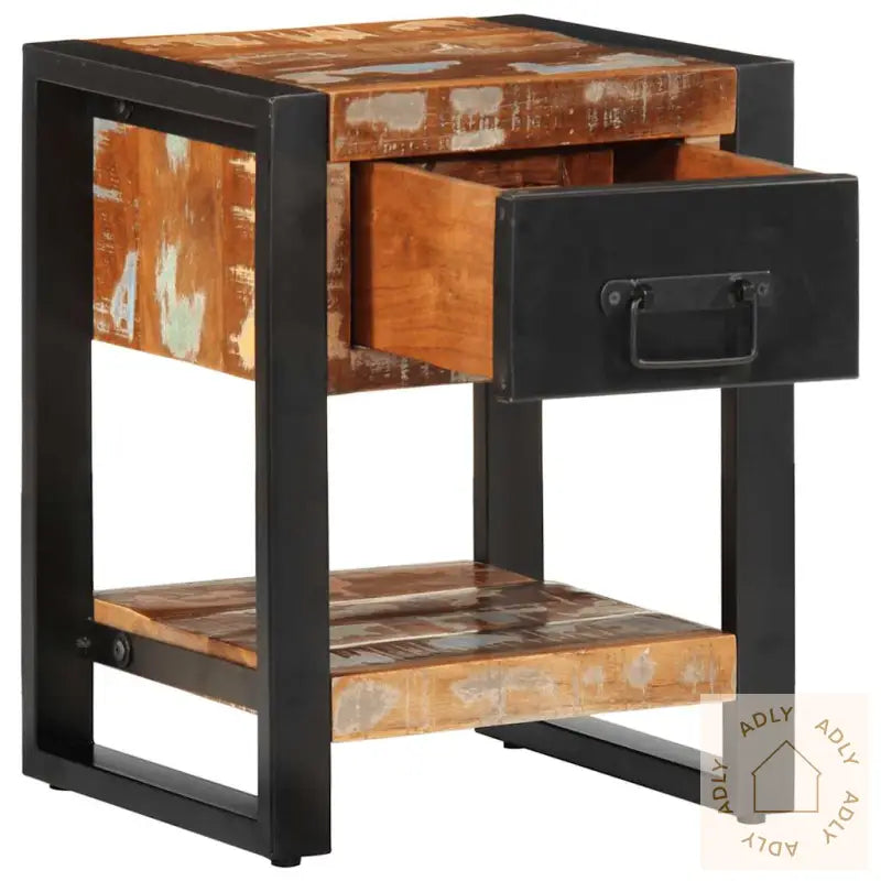 Nattbord Flerfarget 35X34X45 Cm Gjenvunnet Heltre