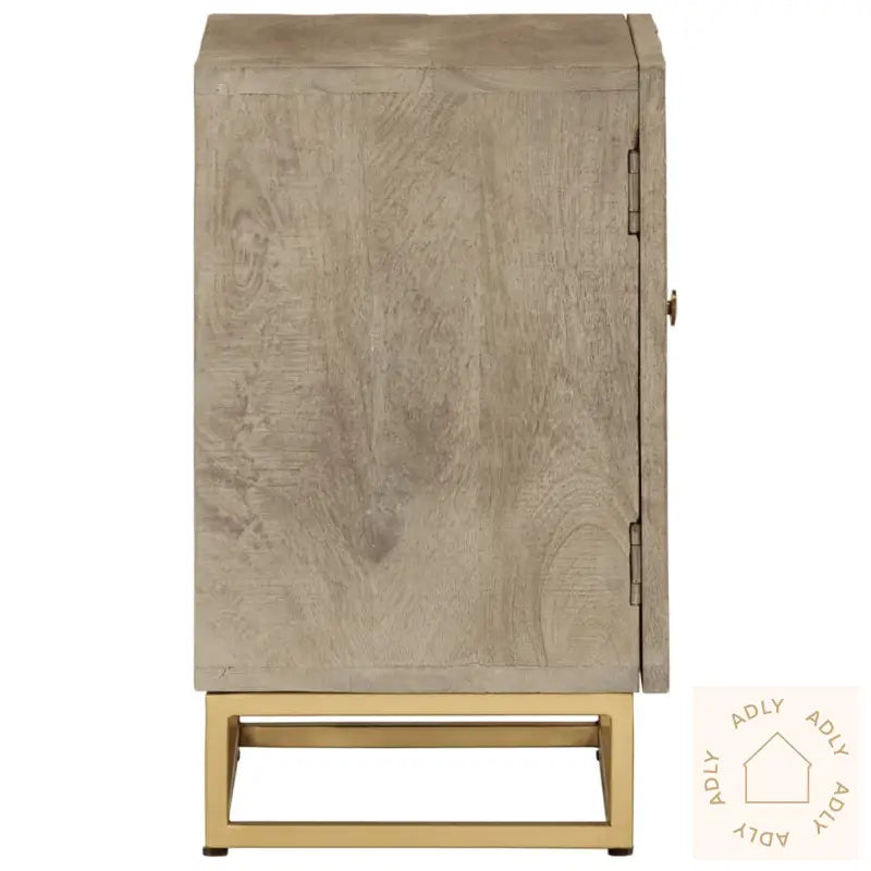 Nattbord 40X30X50 Cm Heltre Mango Og Jern