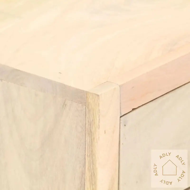 Nattbord Gull 40X30X50 Cm Heltre Mango