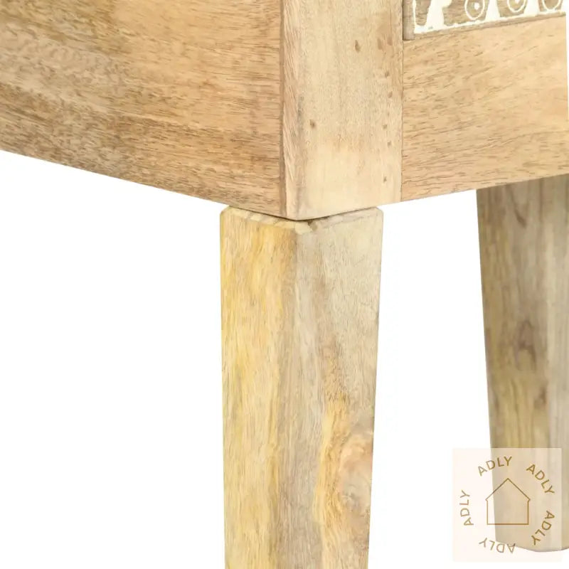 Håndmalt Nattbord 40X30X60 Cm Heltre Mango
