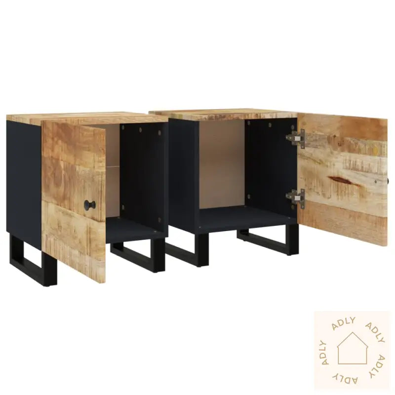 Nattbord 2 Stk 40X33X46 Cm Heltre Mango