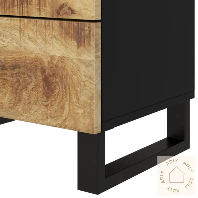 Nattbord 50X33X62 Cm Heltre Mango Og Konstruert Tre