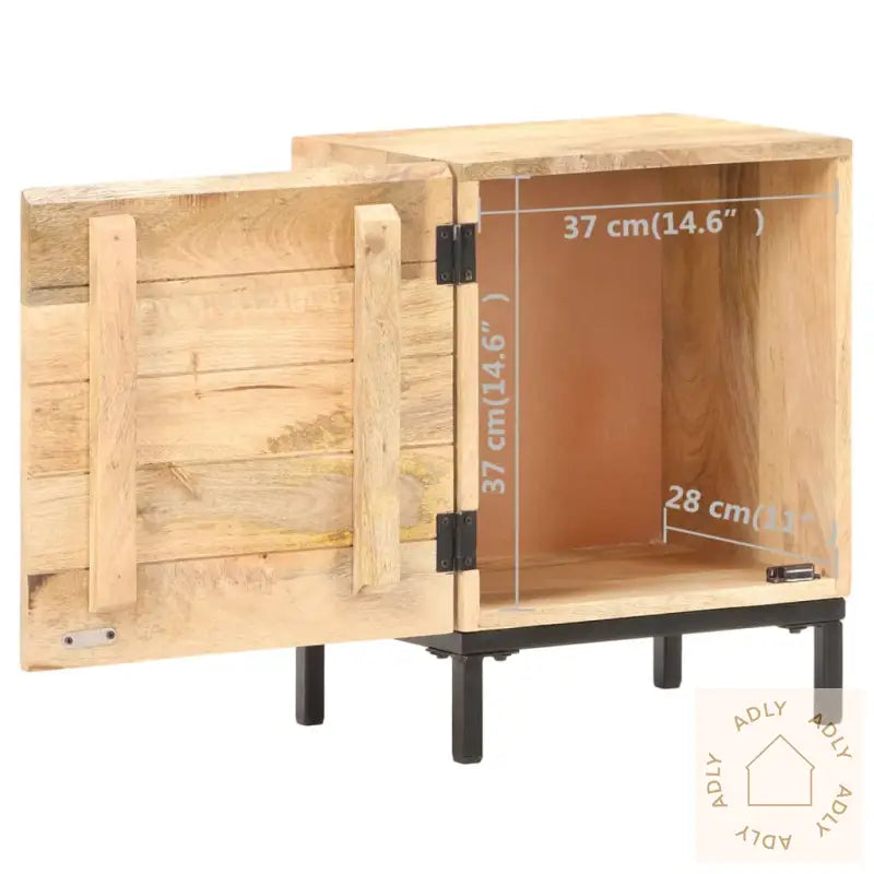Nattbord 40X30X51 Cm Heltre Mango