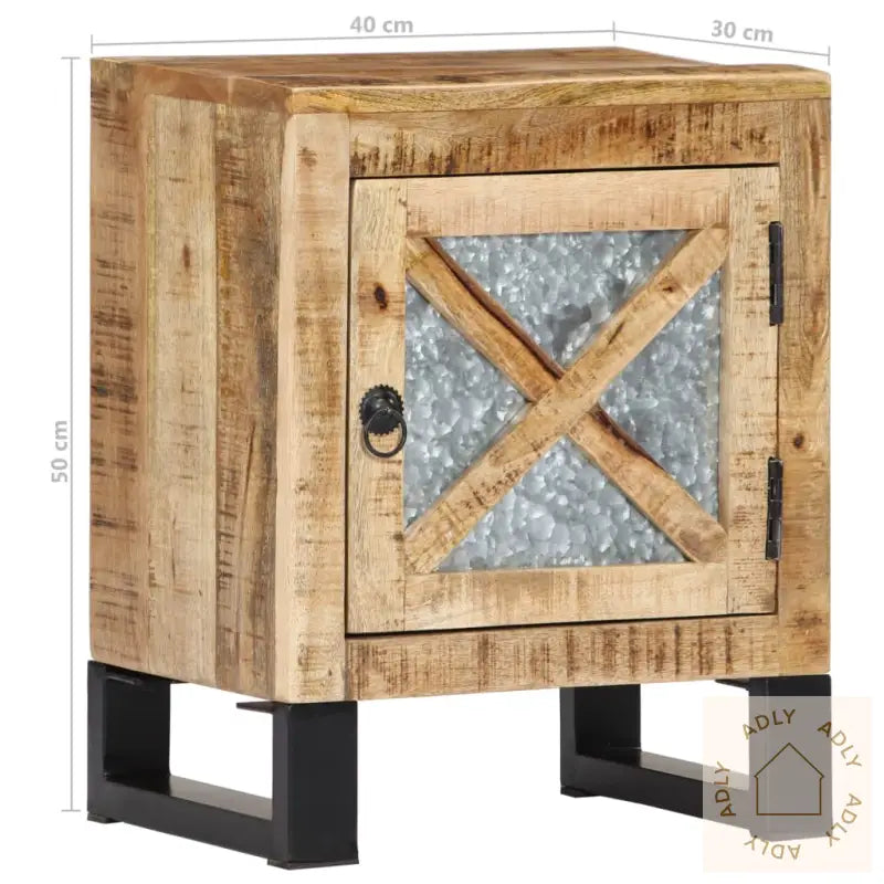 Nattbord 40X30X50 Cm Heltre Mango