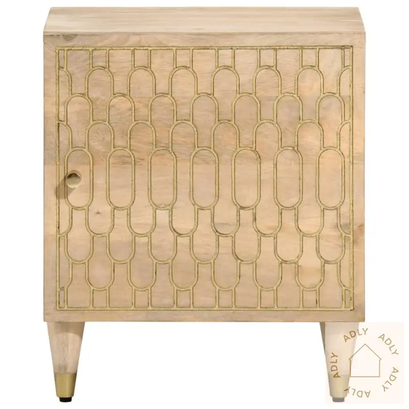 Nattbord 40X33X46 Cm Heltre Mango