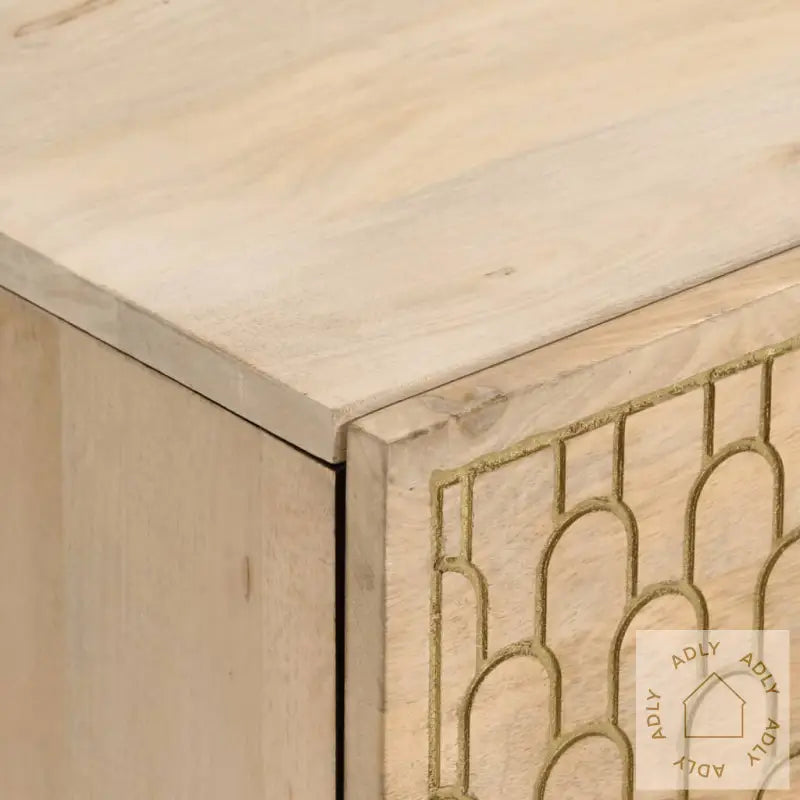 Nattbord 40X33X46 Cm Heltre Mango