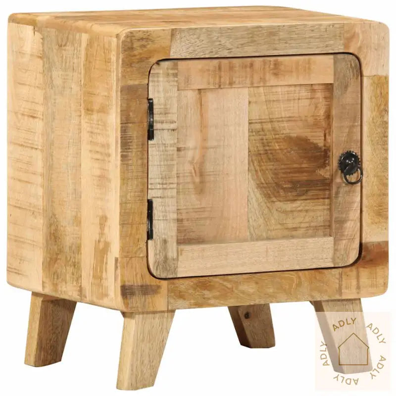 Nattbord 40X32X46 Cm Grovt Heltre Mangotre