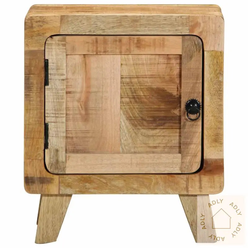 Nattbord 40X32X46 Cm Grovt Heltre Mangotre