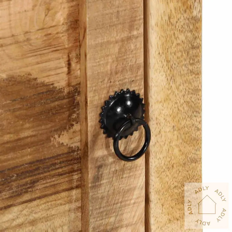 Nattbord 40X32X46 Cm Grovt Heltre Mangotre