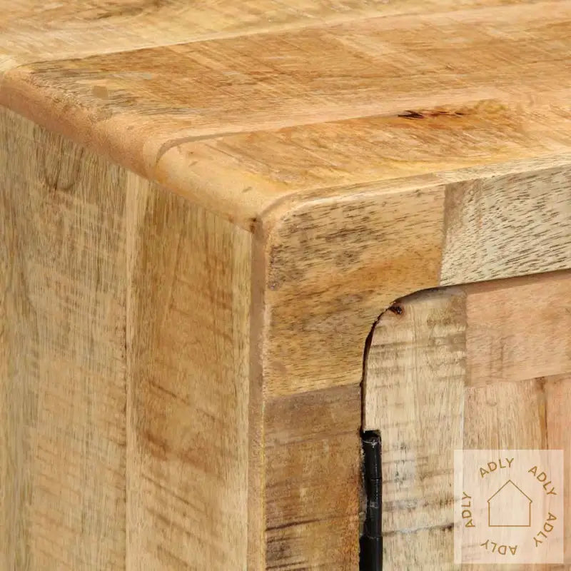 Nattbord 40X32X46 Cm Grovt Heltre Mangotre
