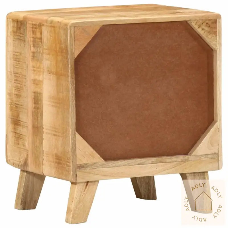 Nattbord 40X32X46 Cm Grovt Heltre Mangotre