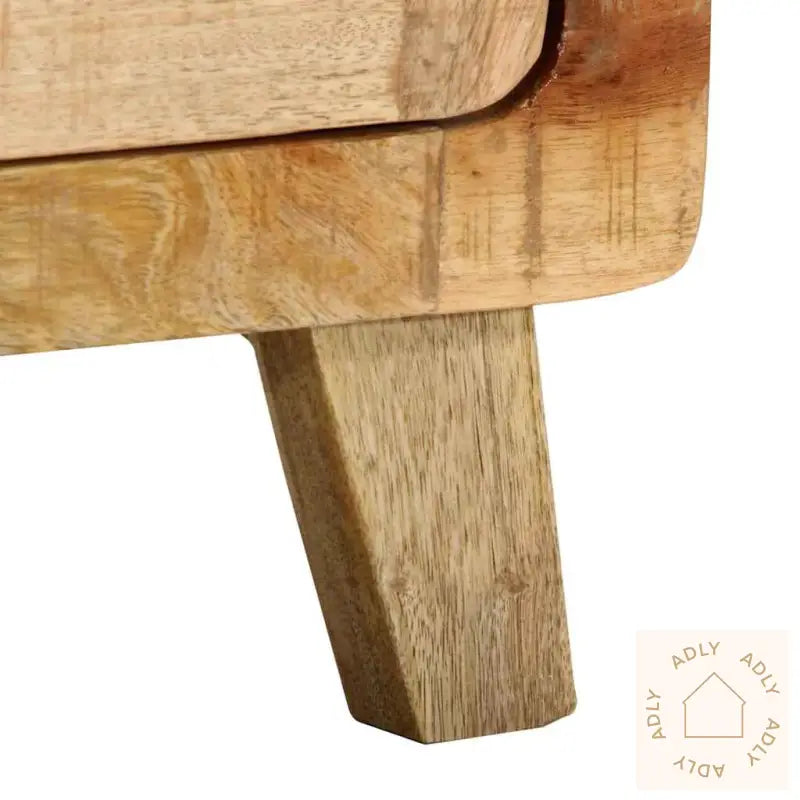Nattbord 40X32X46 Cm Grovt Heltre Mangotre