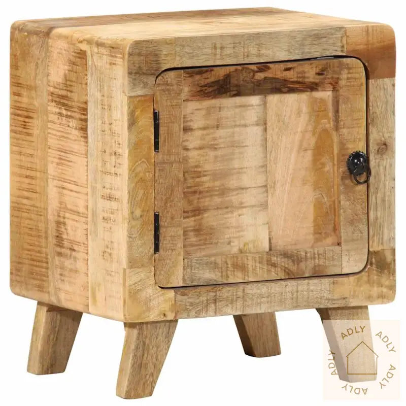 Nattbord 40X32X46 Cm Grovt Heltre Mangotre
