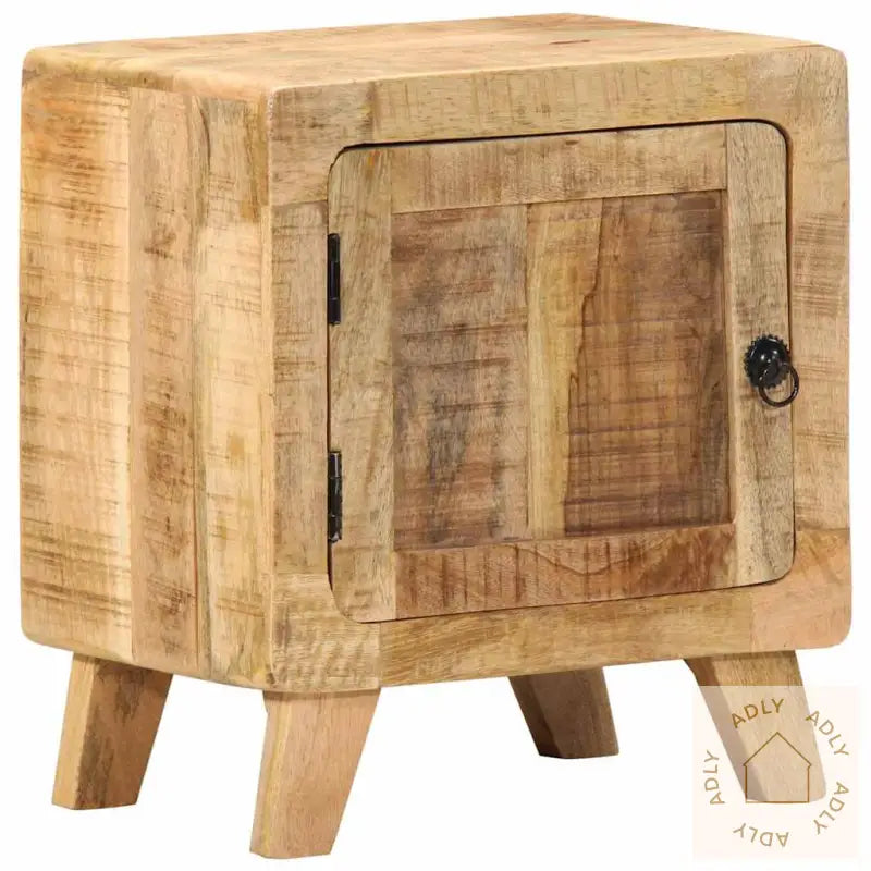 Nattbord 40X32X46 Cm Grovt Heltre Mangotre