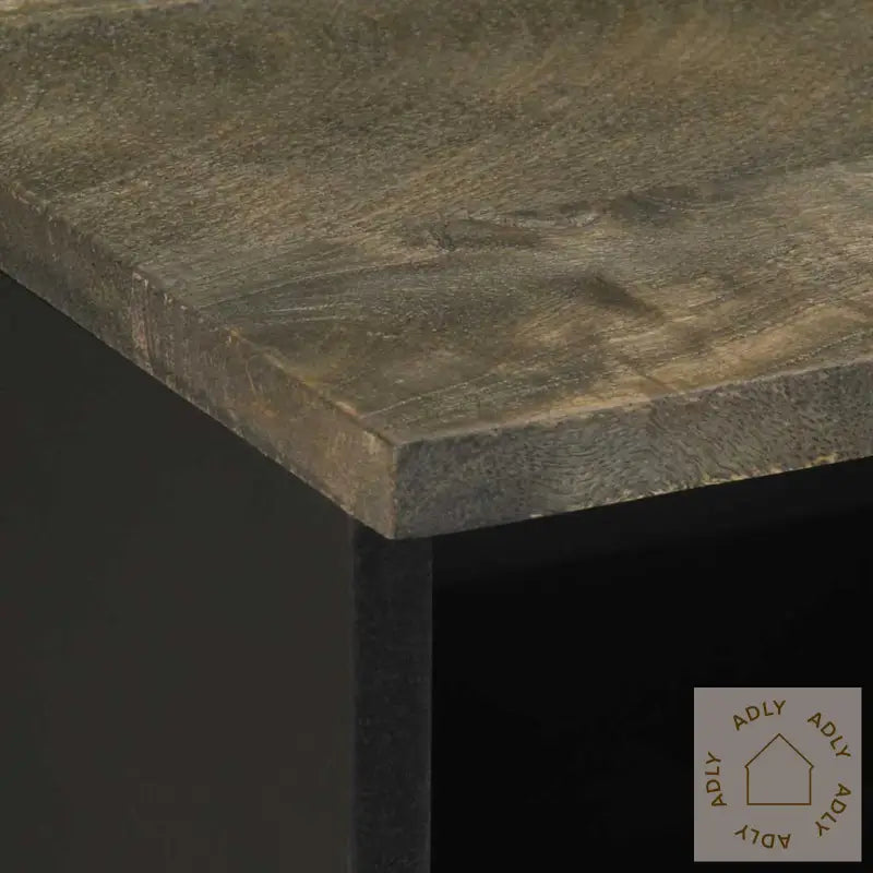 Nattbord 2 Stk Svart 40X33X46 Cm Heltre Mango