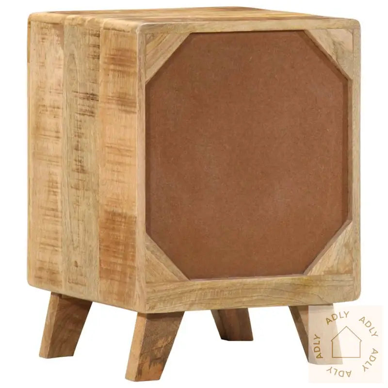 Nattbord 37X32X50 Cm Grovt Heltre Mangotre