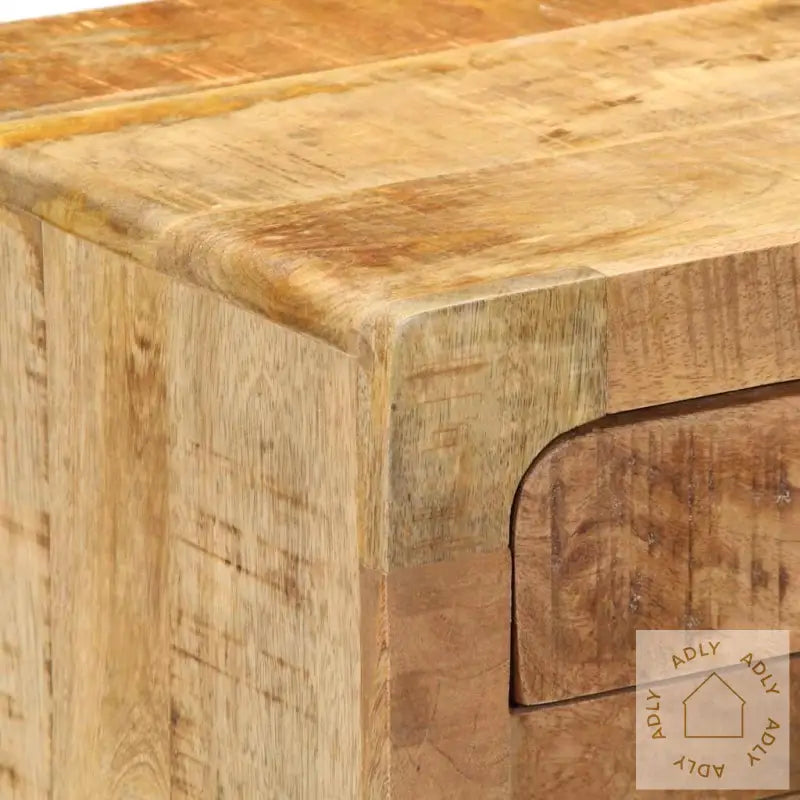 Nattbord 37X32X50 Cm Grovt Heltre Mangotre