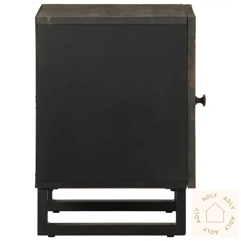 Nattbord Svart 40X33X46 Cm Heltre Mango