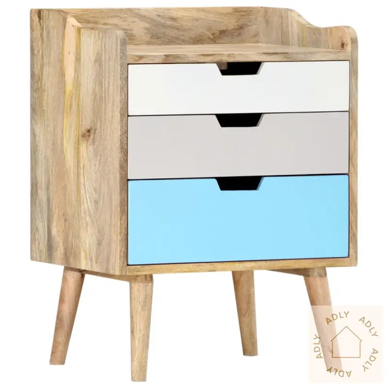 Nattbord 47X35X63 Cm Heltre Mango