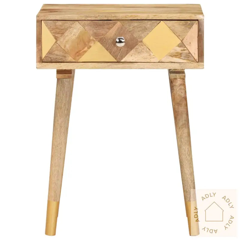 Nattbord 43X30X58 Cm Heltre Mango