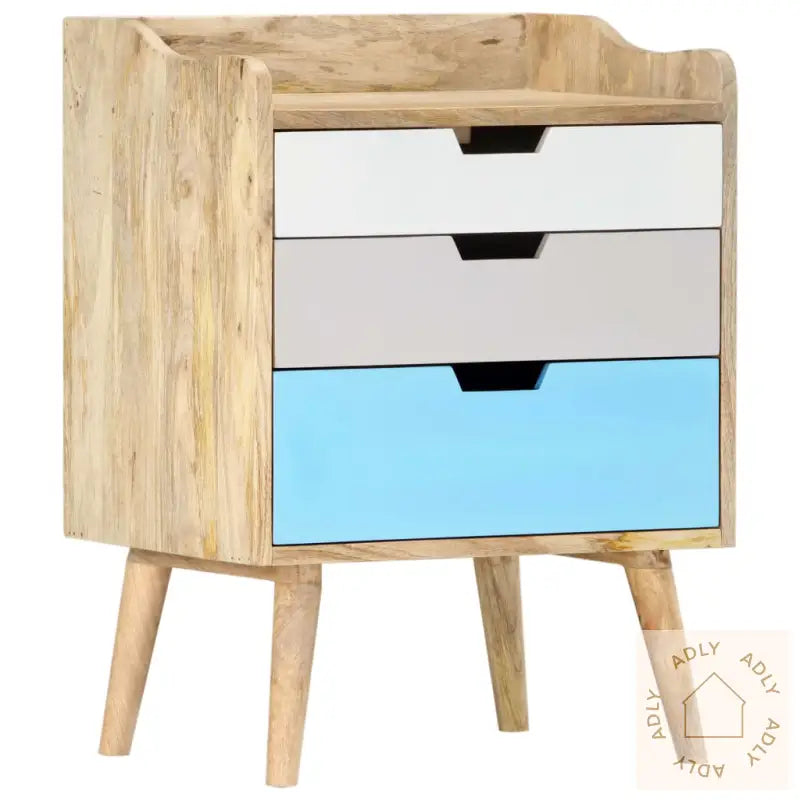 Nattbord 47X35X63 Cm Heltre Mango