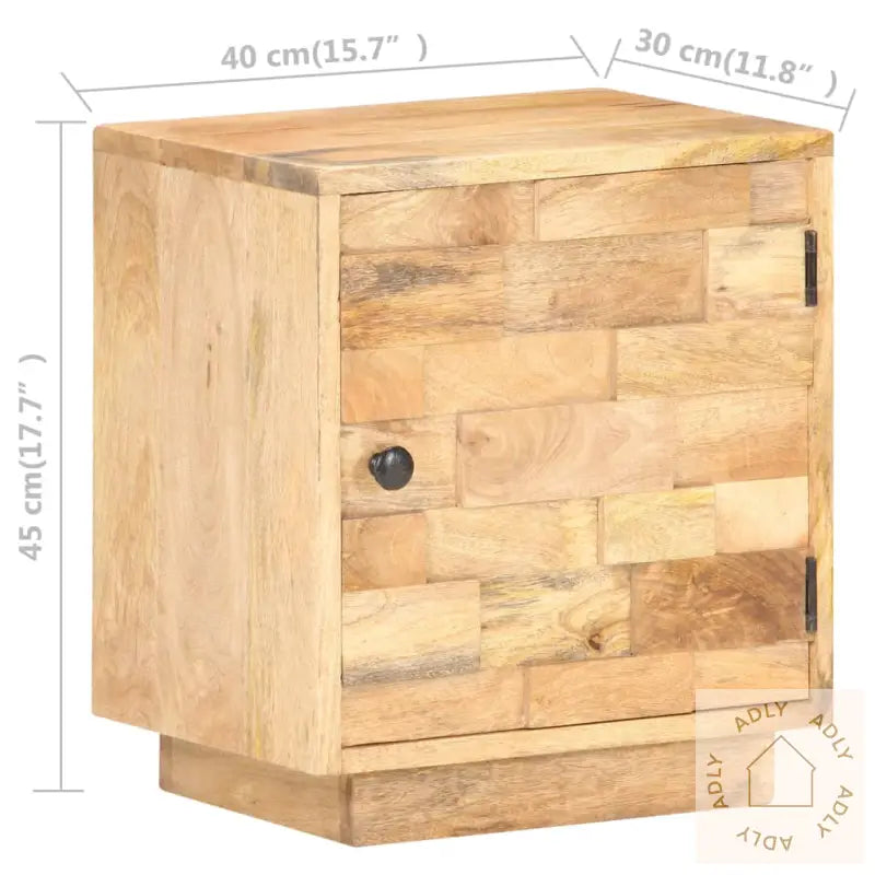 Nattbord 40X30X45 Cm Heltre Mango