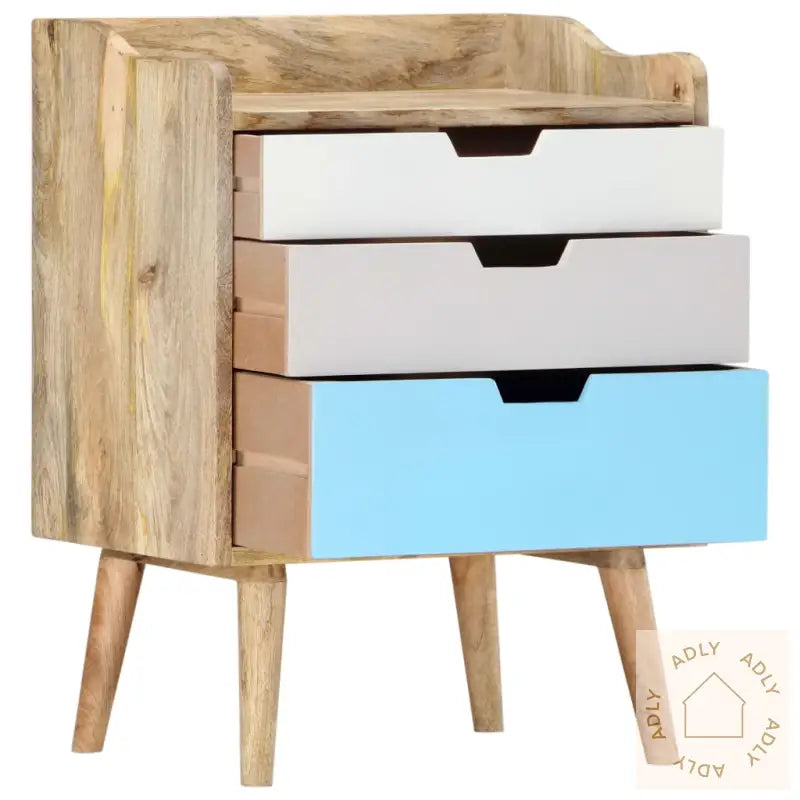 Nattbord 47X35X63 Cm Heltre Mango