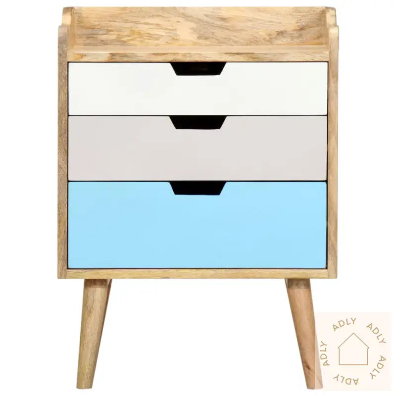 Nattbord 47X35X63 Cm Heltre Mango