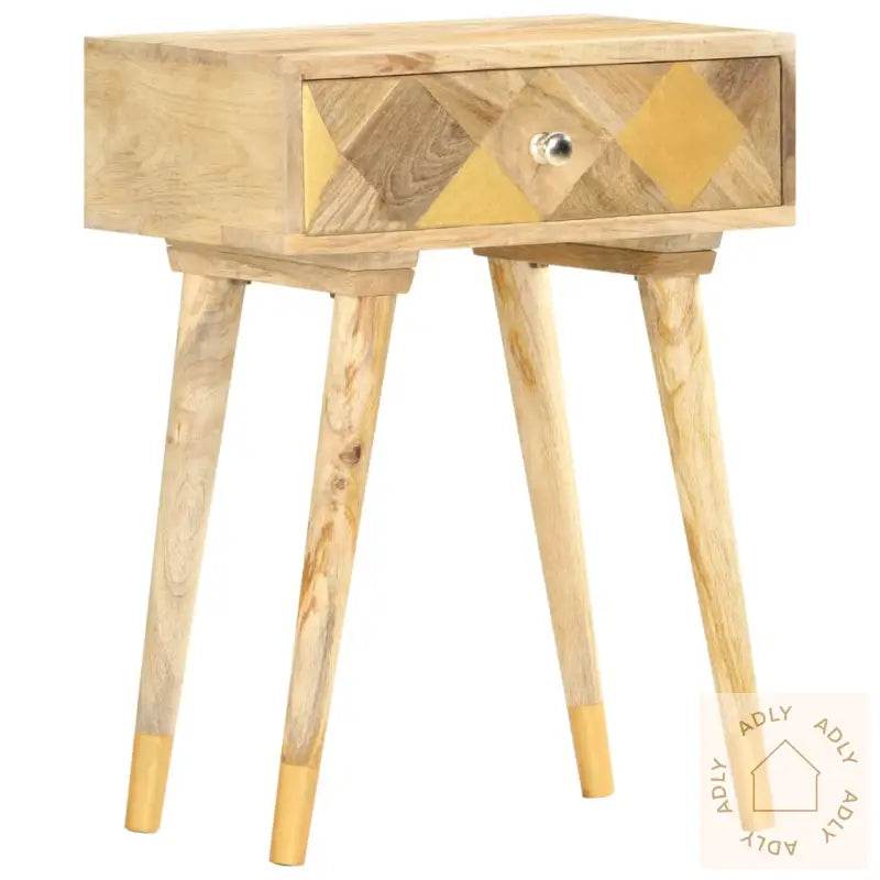 Nattbord 43X30X58 Cm Heltre Mango