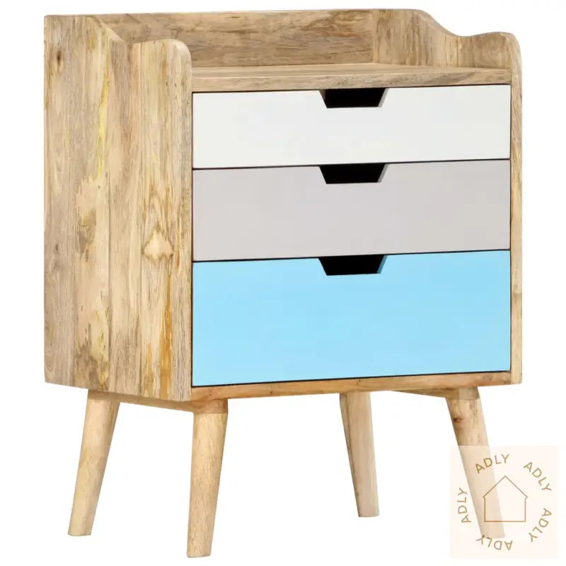 Nattbord 47X35X63 Cm Heltre Mango