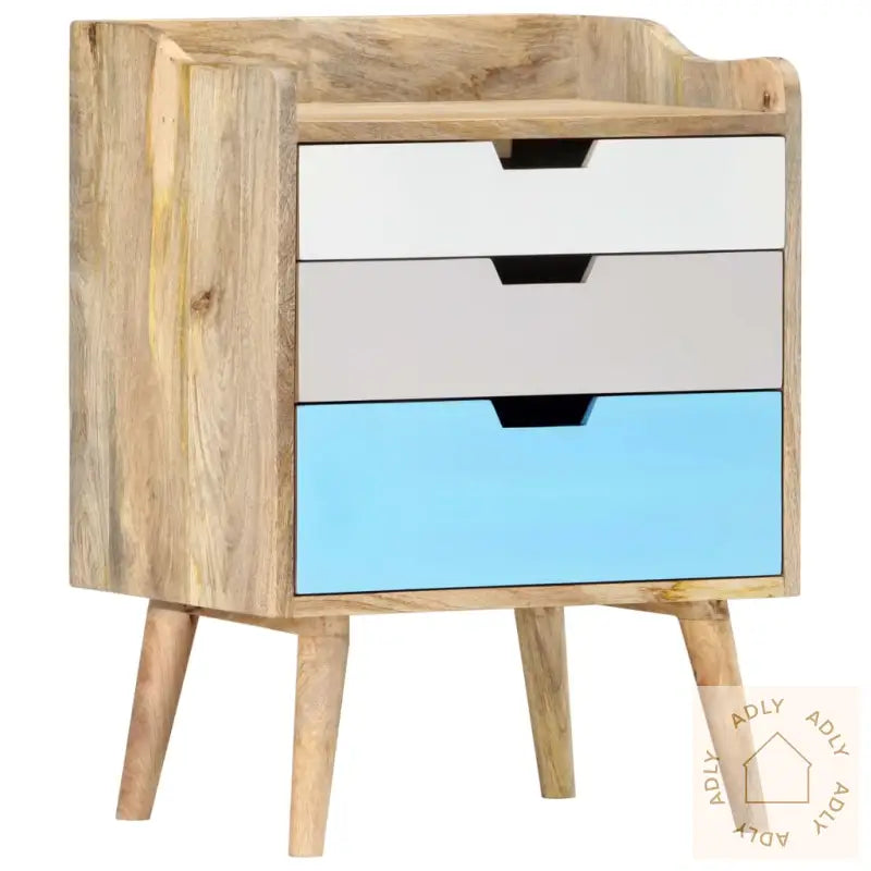 Nattbord 47X35X63 Cm Heltre Mango