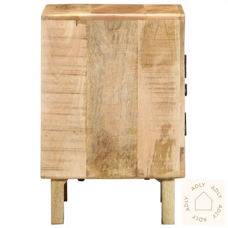 Nattskap 2 Stk 40X32X46 Cm Grovt Heltre Mangotre