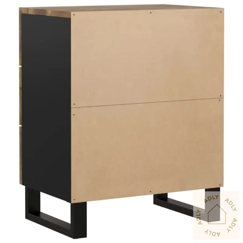 Nattbord 50X33X62 Cm Heltre Mango Og Konstruert Tre