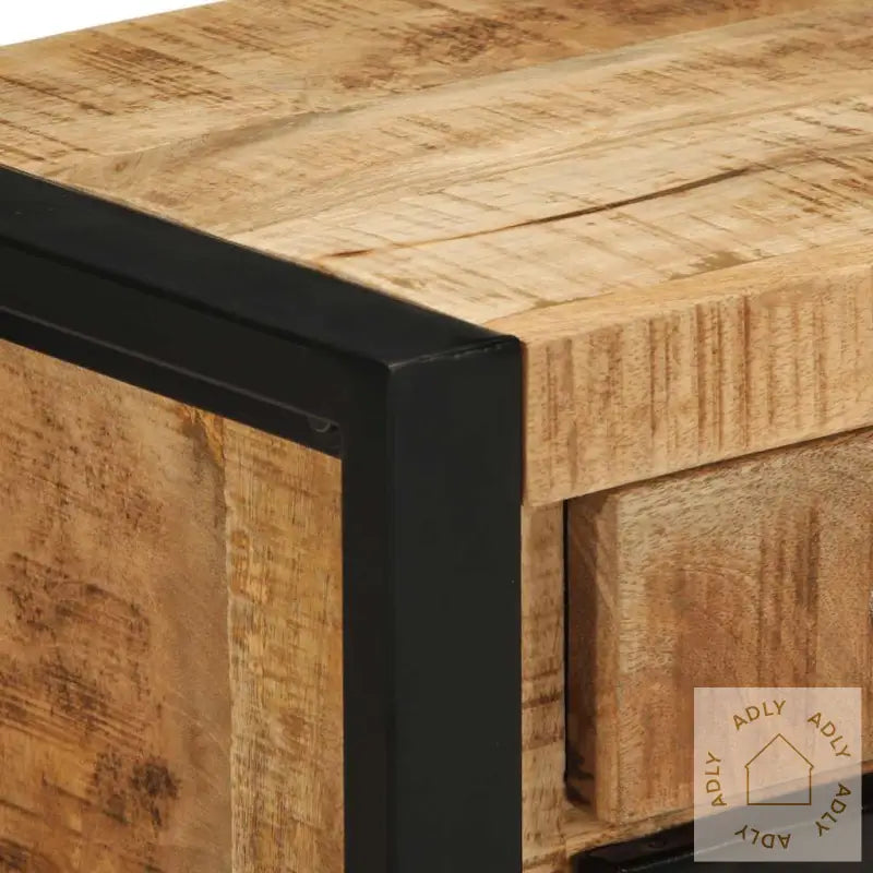 Nattbord 40X30X50 Cm Grovt Heltre Mangotre