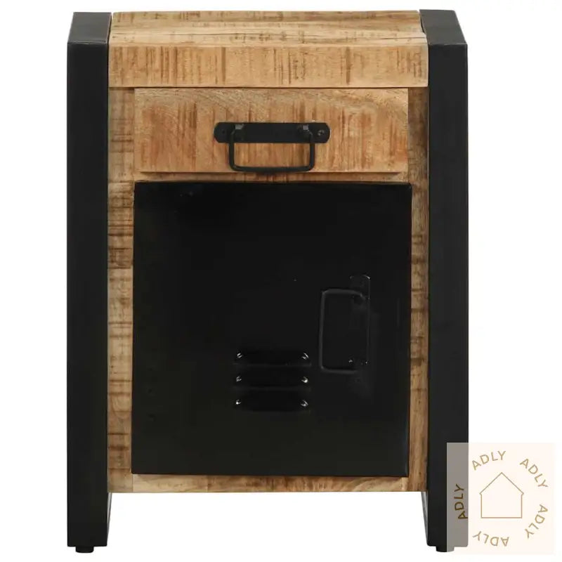 Nattbord 40X30X50 Cm Grovt Heltre Mangotre