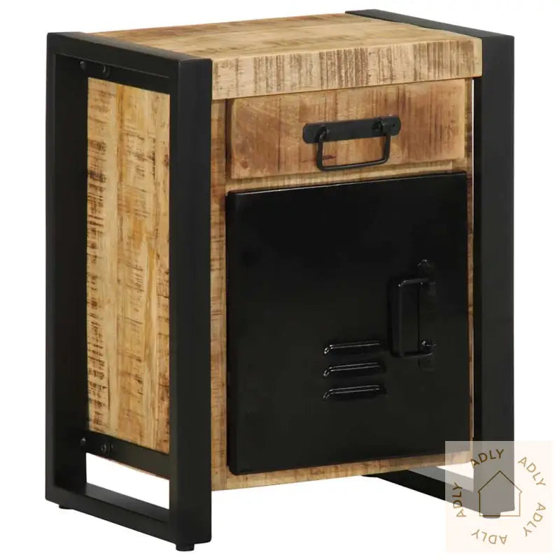 Nattbord 40X30X50 Cm Grovt Heltre Mangotre