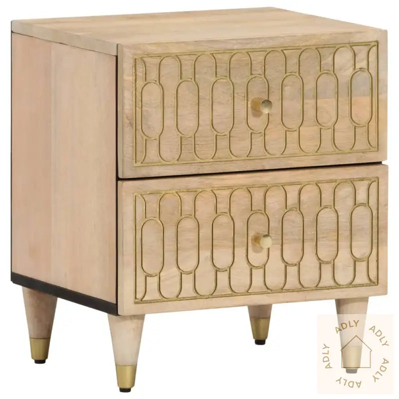 Nattbord 40X33X46 Cm Heltre Mango