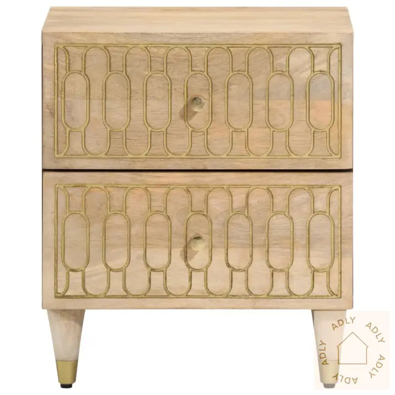 Nattbord 40X33X46 Cm Heltre Mango