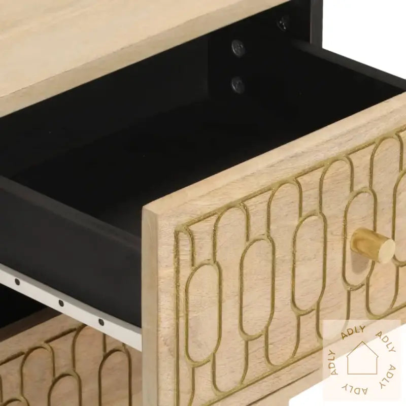 Nattbord 40X33X46 Cm Heltre Mango
