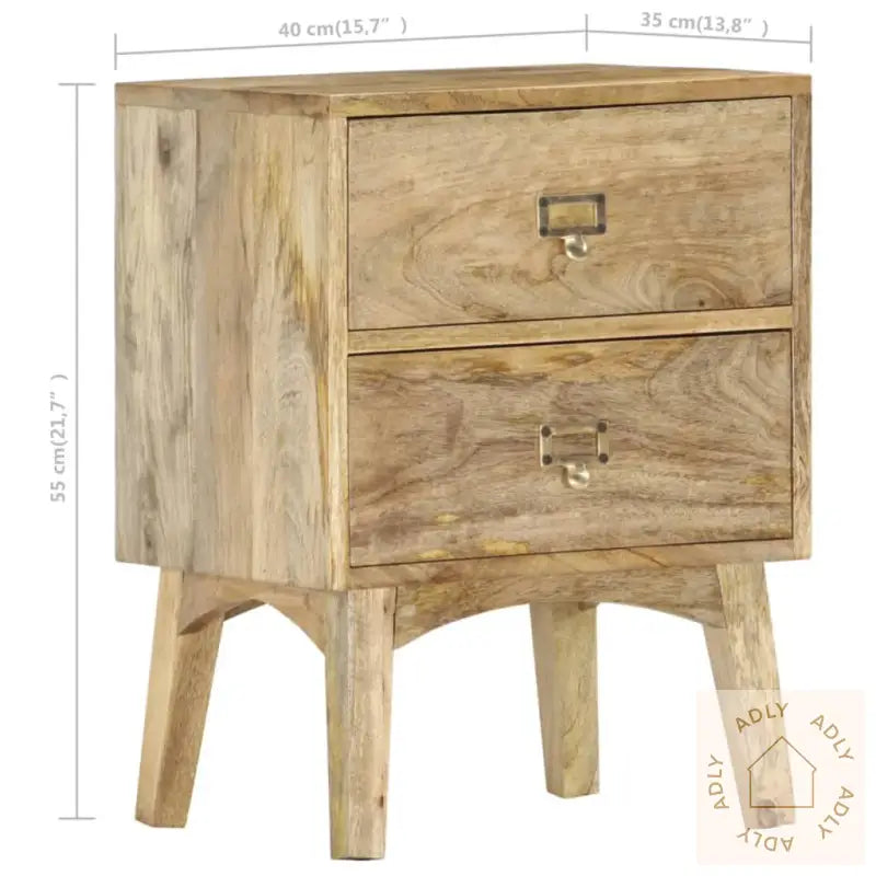 Nattbord 40X35X55 Heltre Mango