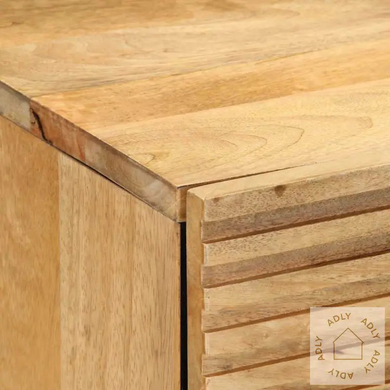 Nattbord Brun 50X33X60 Cm Heltre Mango