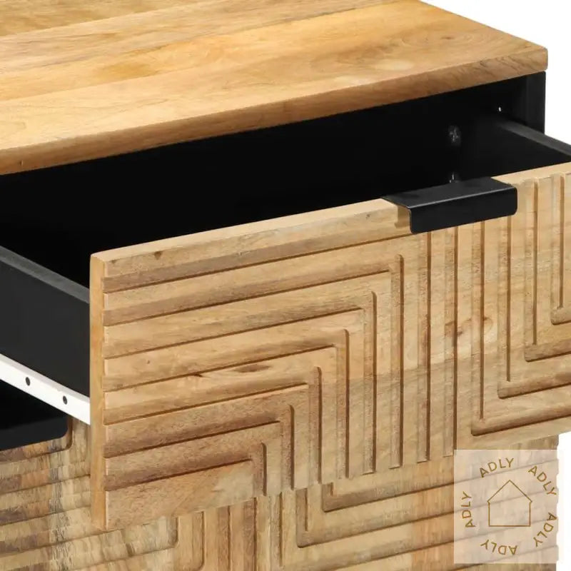 Nattbord Brun 50X33X60 Cm Heltre Mango