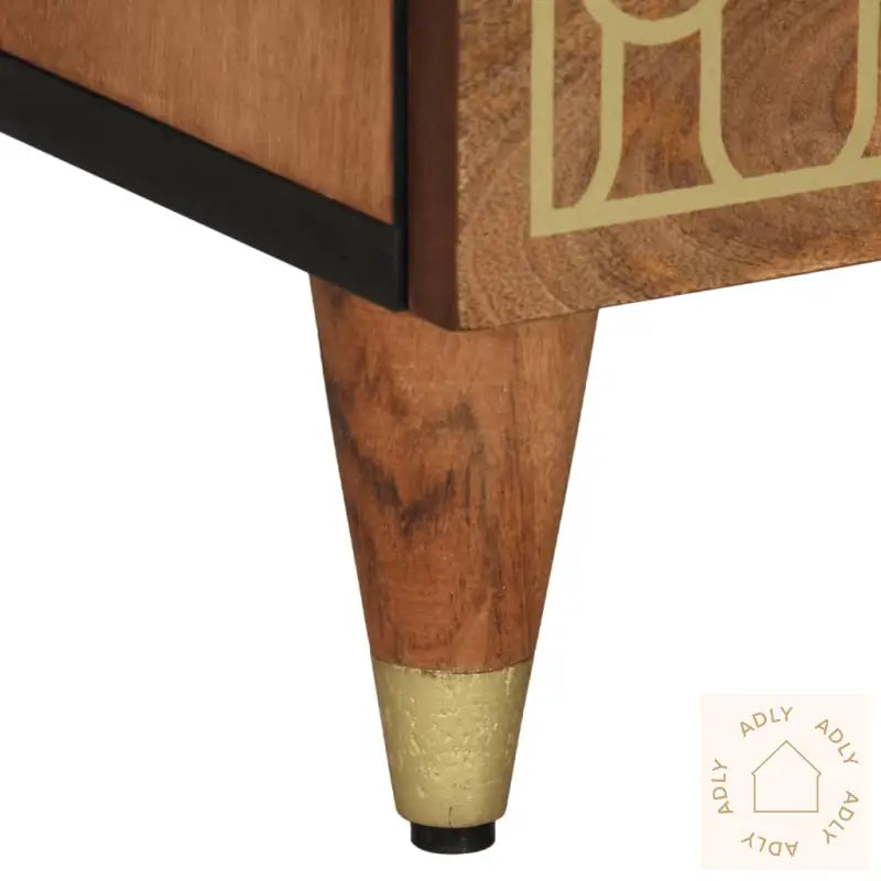 Nattbord 50X33X62 Cm Heltre Mango