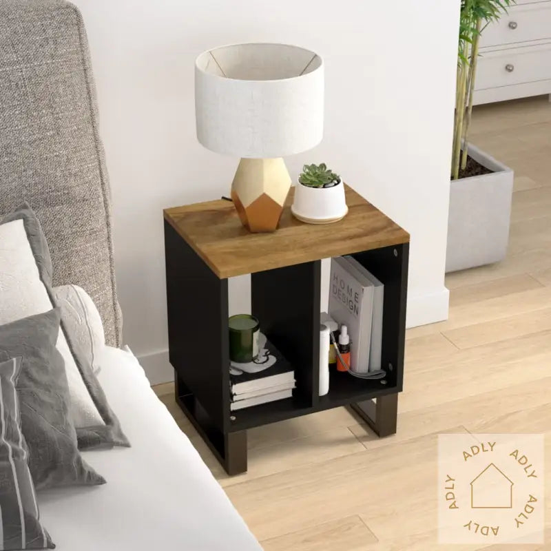 Sidebord 40X31X46 Cm Heltre Mango Og Konstruert Tre