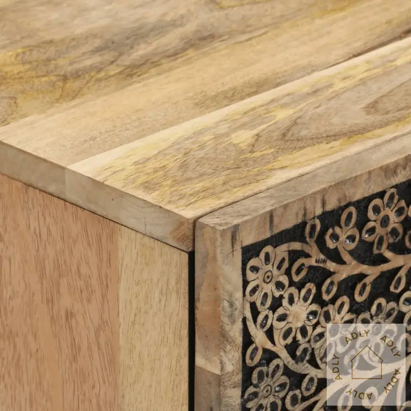 Nattbord 50X33X60 Cm Heltre Mango