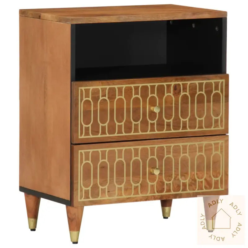 Nattbord 50X33X62 Cm Heltre Mango